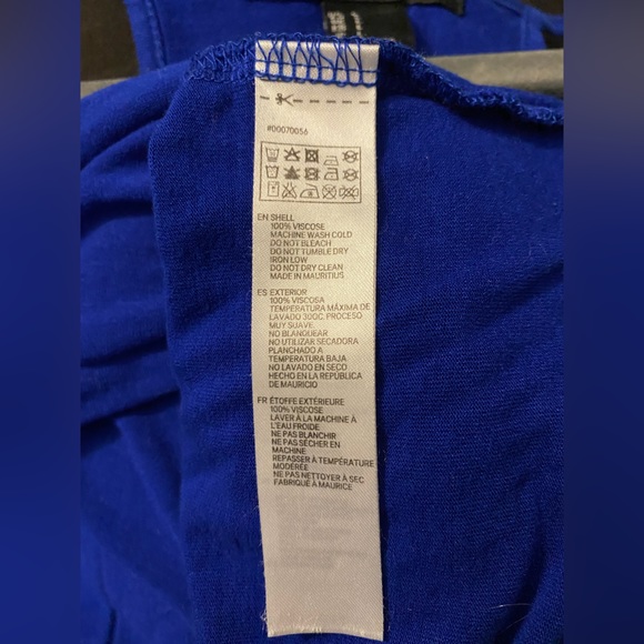 Forever 21 Royal Blue Flowy Crop Top - Picture 6 of 6